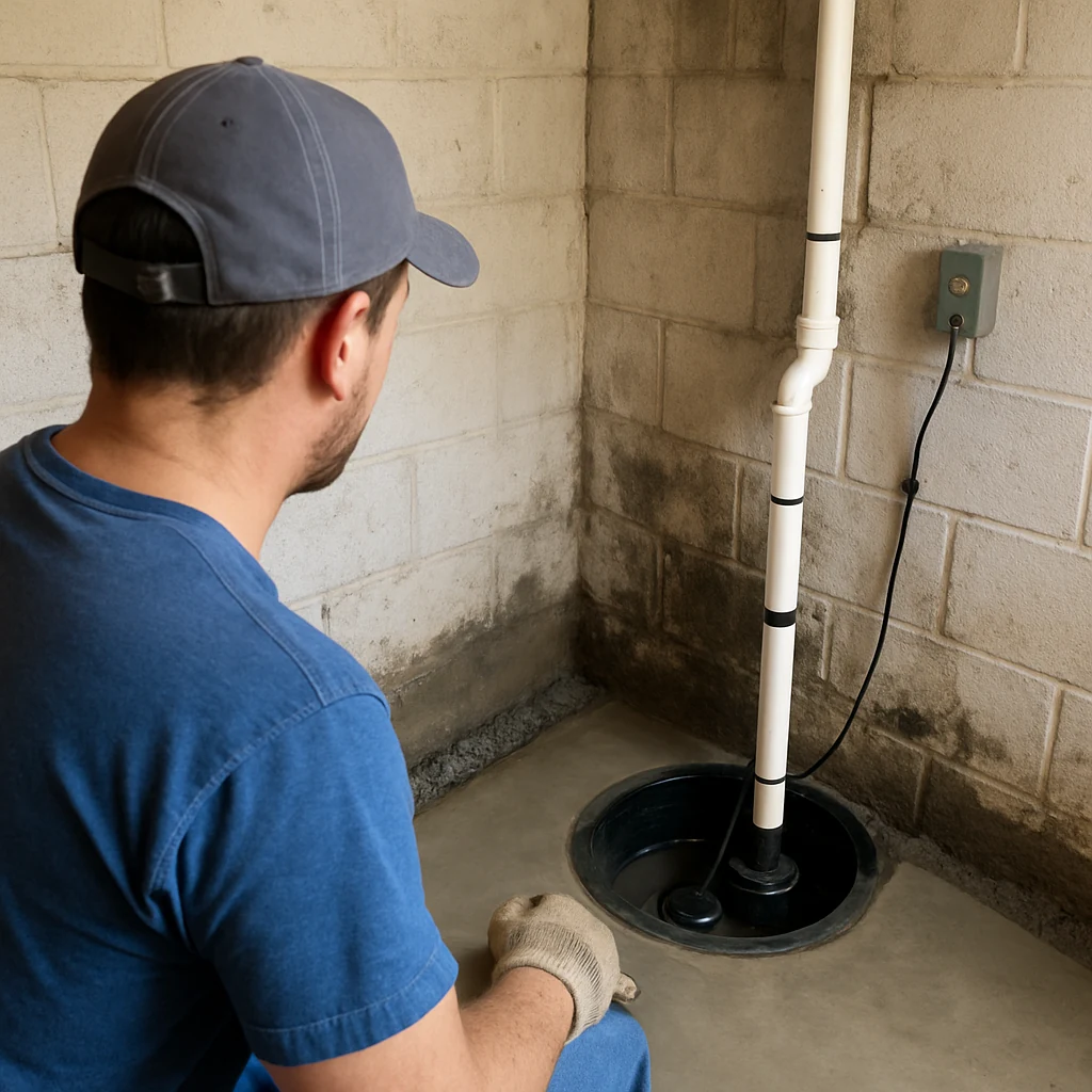 Basement waterproofing